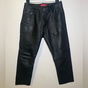 Supreme Leather 5 Pocket Jean
